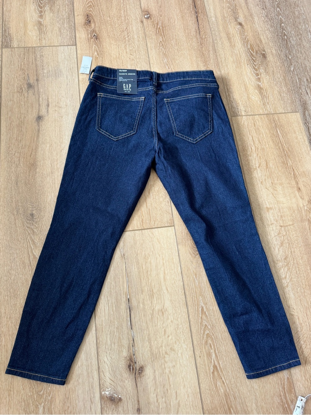 Gap Jeans Women Size 10/30 Petite Stretch Dark Wash Favorite Jegging Denim NWT
